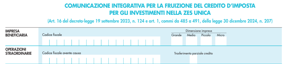 Operazioni straordinarie