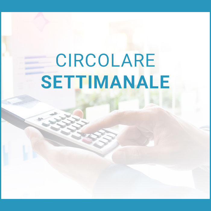 Circolare settimanale