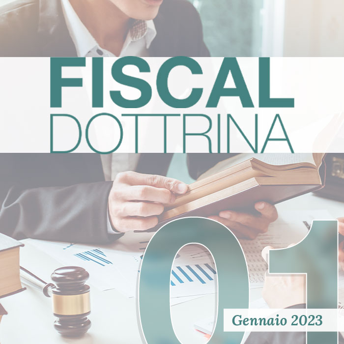 FISCAL DOTTRINA - 01 - GENNAIO 2023