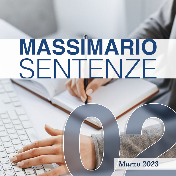 Massimario marzo 2023