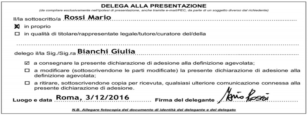 delega per equitalia