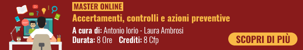 FASCIA MASTER Accertamenti, controlli