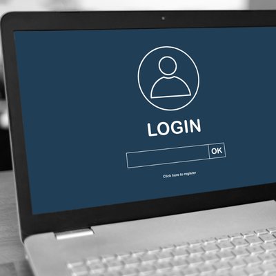 registro login