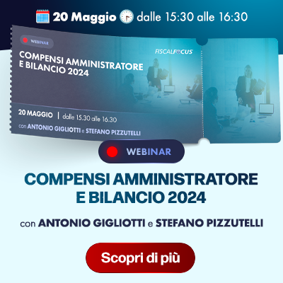 Webinar compensi amministratore