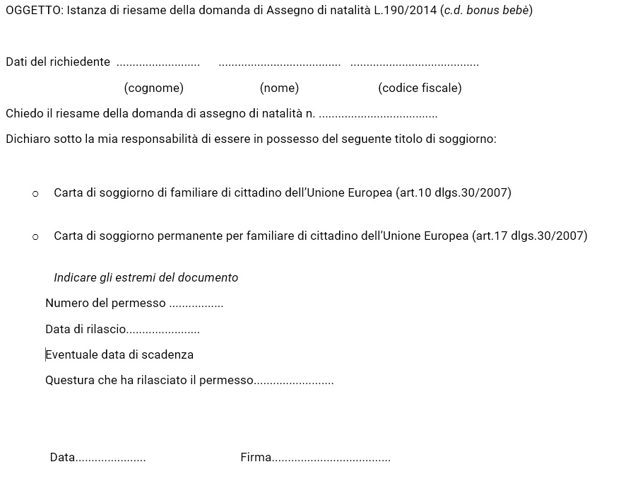 Bonus bebè 2015: per gli stranieri basta la carta di soggiorno ... Documento di soggiorno in trattazione