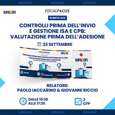 webinar controlli prima dell'avvio
