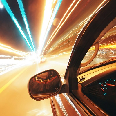 strada autostrada velocità luce auto multa