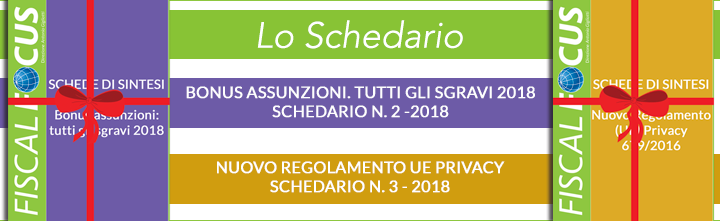 testata Schedario _ uscite n° 2 - 3